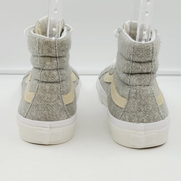 Vans Sk8-Hi Slim J&S Skate Unisex, Gray, Size 7.5 Men &  9 Women - Picture 4 of 7